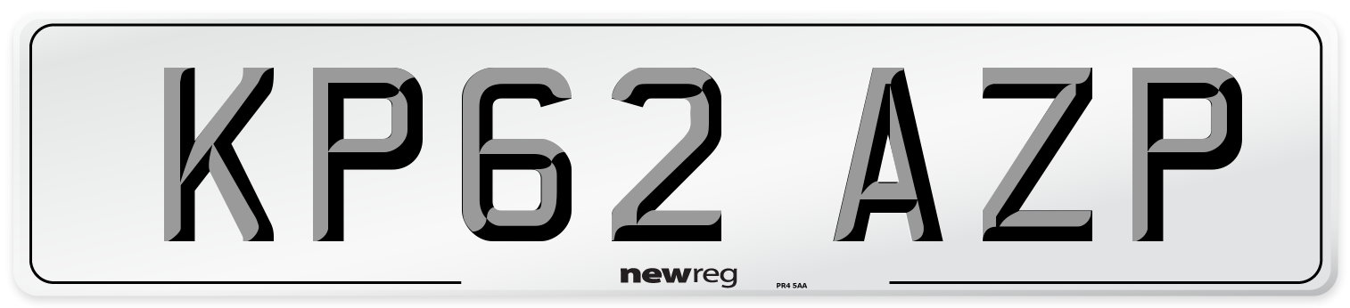 KP62 AZP Number Plate from New Reg
